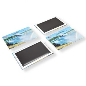 Aimant de réfrigérateur rectangulaire en fer blanc personnalisé pour attractions touristiques, motif Chute de Niagara, pour souvenir - Product Image 3