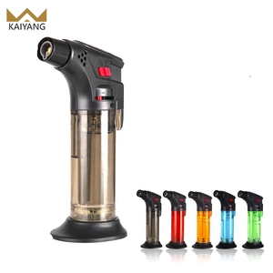 Accendino multifunzione antivento per torcia, butano ricaricabile, per agopuntura, sigari e cucina all'aperto - Product Image 1