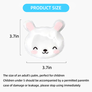 Wiederverwendbare Magische <span class=keywords><strong>Gel</strong></span>-Handwärmer Selbstheizende Wärme- und Kältepacks Kopfschmerz-Linderung Niedliche Tier-Wärme-Kälte-Pads für Kinder - Product Image 3