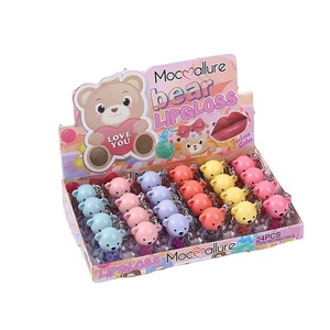 Nuovo Lucidalabbra Idratante con Ciondolo a Forma di Orsetto, Cambia Colore con Paillettes, Non Appiccicoso e Impermeabile - Product Image 1
