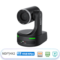 Caméra PTZ 4K avec streaming SDI, PoE, voyant Tally, contrôleur joystick à bras unique, zoom optique 20x pour diffusion en direct et conférences