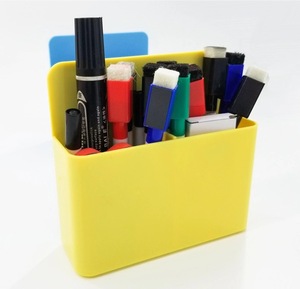 Hot Sell Office Magnetic Whiteboard <b>Plastic</b> Marker <b>Storage</b> Set Box Pen Holder - Product Image 3