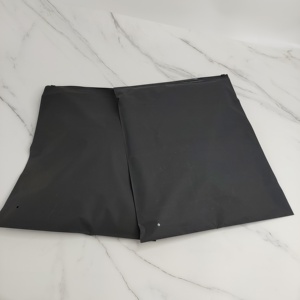 Custom Logo <b>Black</b> Zipper <b>Bag</b> Resealable Waterproof Clothing Packaging Zip Lock Pouch <b>Bag</b> for <b>Small</b> Business - Product Image 3