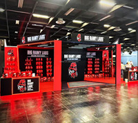 Stand d'exposition modulaire en aluminium de grande taille DETIAN, impression par transfert thermique, stand d'exposition personnalisé, vente en gros en usine