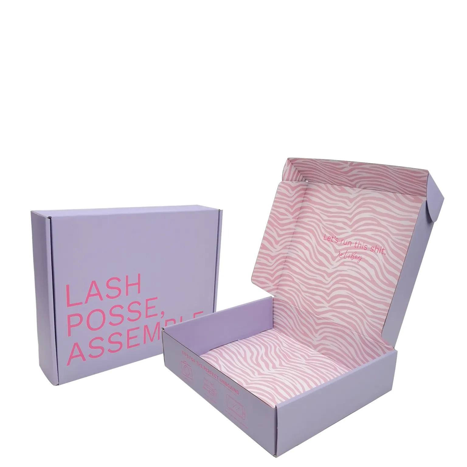 Sencai High Quality Lash Boxes Custom Logo Shipping Packaging Boxes