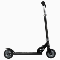 Trottinette pliable légère pour enfants, hauteur réglable, 2 roues, frein à pied sécurisé pour enfants