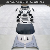 Pare-chocs avant et kit carrosserie de haute qualité 1:1 style M4 pour BMW Série 4 G22 G23 G26 2020-2024, accessoires de mise à niveau pour lifting