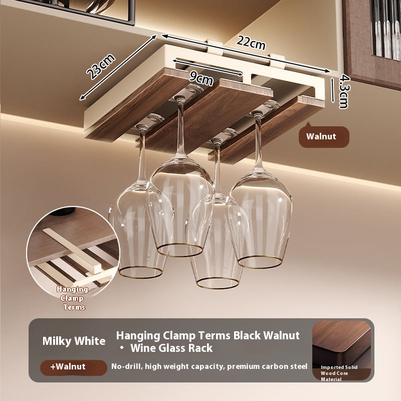 Madera de nogal blanco lechoso, 2 ranuras, capacidad para 4 unidades.