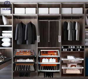 Armoire Matel armoire à vêtements armoire de rangement <span class=keywords><strong>tiroir</strong></span> en métal <span class=keywords><strong>pantalon</strong></span> <span class=keywords><strong>suspendu</strong></span> support pour pantalons secs - Product Image 4