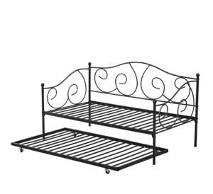 Thiết Kế Mới Phổ Biến Thời Trang Thép Kim Loại Duy Nhất Giường Đôi Loft <span class=keywords><strong>Sofa</strong></span> Giường Với Trundle Set <span class=keywords><strong>Sofa</strong></span> Giường Giản Dị <span class=keywords><strong>Sofa</strong></span> Cà Phê - Product Image 4