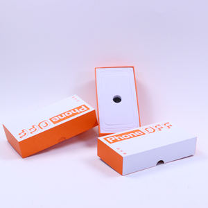 Caja de embalaje universal personalizada para teléfonos móviles con forro interior de EVA; caja de papel personalizada para teléfonos inteligentes con logotipo. - Product Image 5