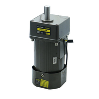 Motor de Inducción de CA Monofásico de 220V con Controlador de Velocidad, Motor con Engranajes Reversible de Velocidad Variable para Transportador