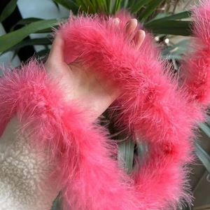 Marabou Lông Khăn Cho Phụ Nữ Bên Nhà Đám Cưới Xmas Trang Trí Nội Thất Thủ Công Quần Áo Trang Phục Khiêu Vũ Cosplay Accecssory - Product Image 5