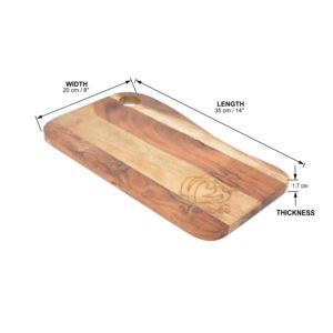Laser Designed Acacia <b>Wood</b> Chopping <b>Board</b> <b>Solid</b> <b>Wood</b> Pizza Cutting Block Kitchen Accessory vegetables foods cutting <b>board</b> - Product Image 3
