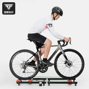 TOSUOD Soporte de Entrenamiento para Bicicleta de 6 Velocidades, de Aluminio, para Interiores, para Bicicletas de Montaña y Carretera, Ajustable, Plegable en Tres Partes, para Uso en Casa o Gimnasio - Product Image 1