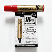 Marqueur permanent HD-908 Super Jumbo écologique, encre 10g, pointe biseautée 10mm, imperméable, non toxique, pour métal, papeterie scolaire