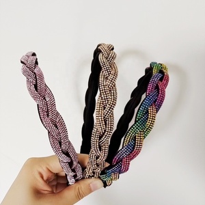 Bande de ruban à strass multicolore éblouissante, tresse dégradée arc-en-ciel en cristal pour cordon de capuche, DIY Bling - Product Image 6