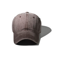 100% coton en gros Top qualité casquette de chasse casquette de Baseball Logo personnalisé 6 panneau hommes blanc lavé non structuré