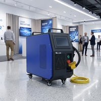 Machine de nettoyage au laser à fibre pulsée 200-300W - Portable, nouvelle, pour métal, bois, acier inoxydable et cuir