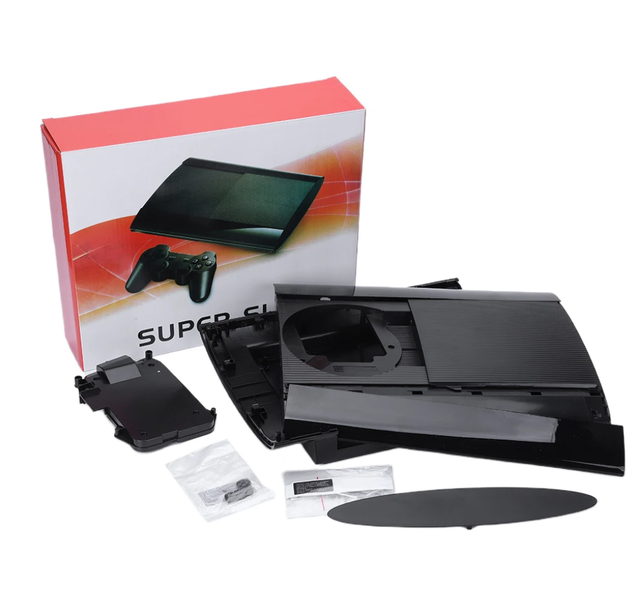 Complete Housing Shell Case Full Kit Game Console Case for PS3 Super Slim 4K 4000
