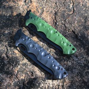 Cuchillo de Caza para Exteriores, Hoja 4Cr13, Cuchillo Plegable Táctico de Supervivencia para Camping y Senderismo, Herramienta EDC con Mango de Nailon - Product Image 5