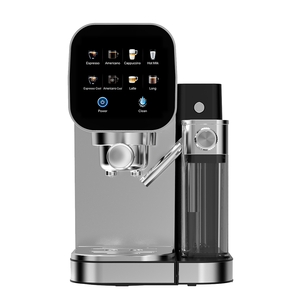 Machine à café expresso Anbolife 20 bars, 1360W, fonction expresso froid, mousseur à lait automatique, réservoir d'eau de 0,9L, thermo-block, usage domestique - Product Image 2