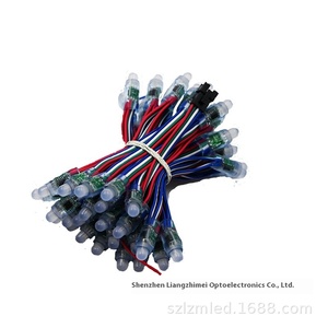 12 mét RGB đầy đủ màu sắc <span class=keywords><strong>LED</strong></span> MODULE IP68 giáng sinh trang trí đèn chuỗi 5V ma thuật màu đục pixel lựa chọn nghiêm ngặt tiếp xúc - Product Image 5