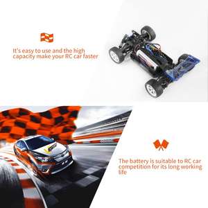 High Quality Rechargeable RC Lipo Battery 2 S 7.4 V 4000 mAh 50C Rc Toy RC Model - Product Image 6