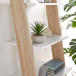 Étagère à livres murale en noyer blanc pour le salon vintage Bibliothèque traditionnelle de luxe <span class=keywords><strong>sous</strong></span> les escaliers - Product Image 3