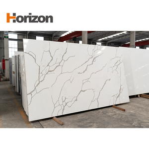 Tinh thể trắng thạch anh <span class=keywords><strong>Countertop</strong></span> prefab thạch anh countertops rõ ràng Trắng calacatta thạch anh tấm nền tảng lớn đá tấm - Product Image 5