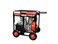 Pompa Air Mesin Diesel 6-inci 12.9HP Konstruksi Aluminium Alloy DN150 Ukuran Impor Start Manual/Listrik untuk Air Bersih