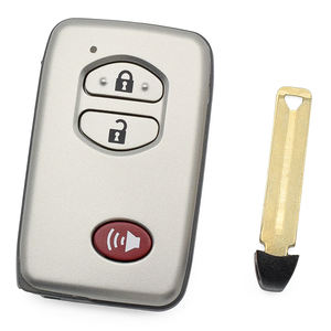 Carcasa de llave inteligente, hoja de llave de emergencia sin cortar, funda para llavero, llave de coche, repuesto de llave, suministros para cerrajeros, llave de vehículo - Product Image 1