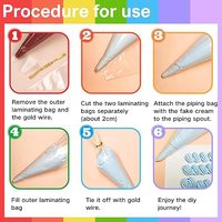 Colle à la crème décorative en gros, 60g, colle à la crème fouettée de simulation DIY pour la décoration de coques de téléphone et de miroirs faits à la main