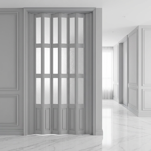 Porte pliante en PVC, portes patio en PVC pour maisons, intérieur extérieur moderne, imperméable - Product Image 1