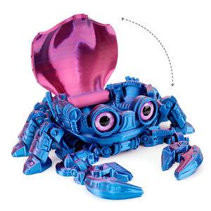 Vashine 3D impreso colorido <span class=keywords><strong>Cyberpunk</strong></span> Tech Cangrejo PLA Joint Moving Toys Friendly niños Flexible Crystal 3D figuras de acción de juguete - Product Image 3