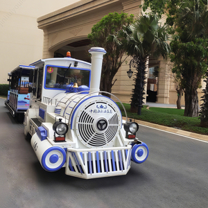 <strong>Outdoor</strong> 42/58/72-Seat Trackless <strong>Train</strong> for Adults Children Steel Construction for Amusement Park Sightseeing Road Tourist Areas - Product Image 6