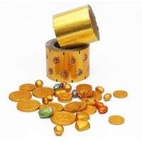 9 emballages en aluminium imprimés, pour emballage de chocolat, à utiliser pour bar à bonbons