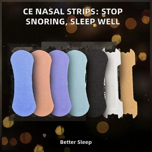 30pcs Black Premium Breathable Adhesive Cotton Gentle <strong>Pain</strong> - Free Hypoallergenic Nasal Patches - Product Image 3