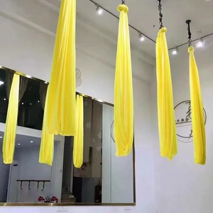 Vải dù tập yoga trên không màu trơn - Bộ vải liền mạch siêu đàn hồi chống trọng lực dành cho phòng tập yoga - Product Image 4