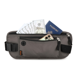 Portable Lightweight Nylon, Waterproof Rfid Blocking Fanny Pack Travel <b>Wallet</b> Slim <b>Passport</b> Holder Money Belt Waist Bag/ - Product Image 2