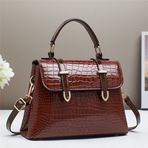 Nouveau sac à main en PU imperméable de couleur unie, en forme de baril, avec fermeture éclair, sac à bandoulière/sac pour femme pour le commerce extérieur - Product Image 2