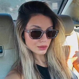 <span class=keywords><strong>Occhiali</strong></span> <span class=keywords><strong>da</strong></span> <span class=keywords><strong>sole</strong></span> <span class=keywords><strong>rettangolari</strong></span> di alta qualità neri spessi uomini donne 2025 Color caramella Punk <span class=keywords><strong>occhiali</strong></span> quadrati sfumature UV400 stile Rock Hip Hop - Product Image 2