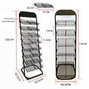 Scaffale per smalto in ferro per espositore <span class=keywords><strong>negozio</strong></span> di bellezza e cosmetici per <span class=keywords><strong>negozio</strong></span> di Nail Art e Display campione - Product Image 5