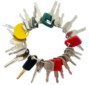 26 Heavy Equipment Keys Set Machine Ignition Keys Fits Caterpillar Geine JCB Toyota Hyster Komatsu Kubota Key Ignition Switch