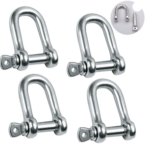 Bền Mỹ D Loại Nâng Thép Không Gỉ 316 3Mm M3 Nhiệm Vụ Nặng Nề 10 Tấn Biểu Tượng Tùy Chỉnh Hàng Hải Phần Cứng Còng - Product Image 2