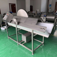 Mesin Pemotong Setengah Buah Tomat, Timun, Semangka untuk Pabrik Pengolahan Sayuran, Mesin Berdaya Tinggi, Bahan Stainless Steel 304