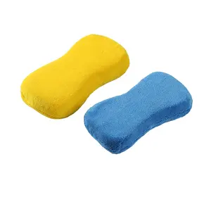 Car Washing Cleaning Sponge Block Microfiber Fabric Coral Sponge