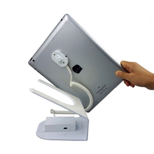 Customized Anti-Theft Alarm Device Metal Commercial Retail Tablet Secure Display Stand for Apple iPad Remote Control Feature