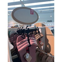 Étagère d'exposition pour chaussures en métal, présentoir pour tongs, présentoir pour chaussures suspendues pour magasin