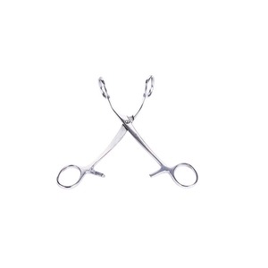 Pinzas de lengua de acero inoxidable Double Deer de 17 cm, instrumento quirúrgico dental, pinza oral - Product Image 2